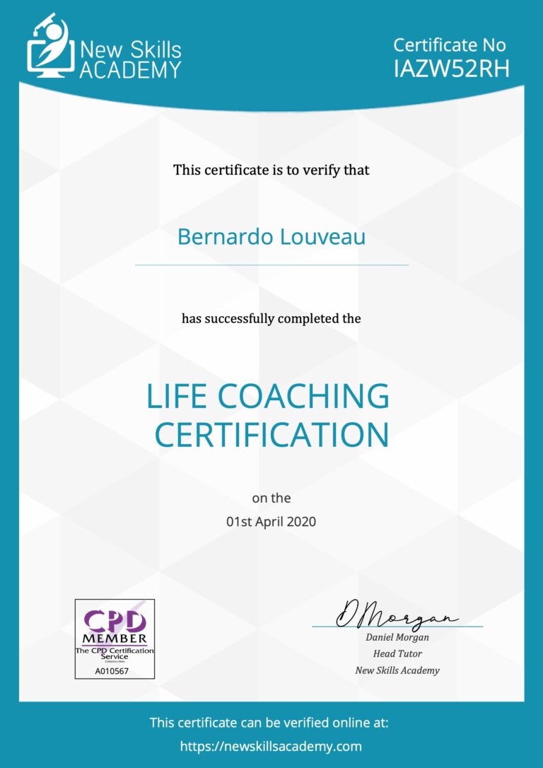 Bernardo Louveau - Life Coaching Certification